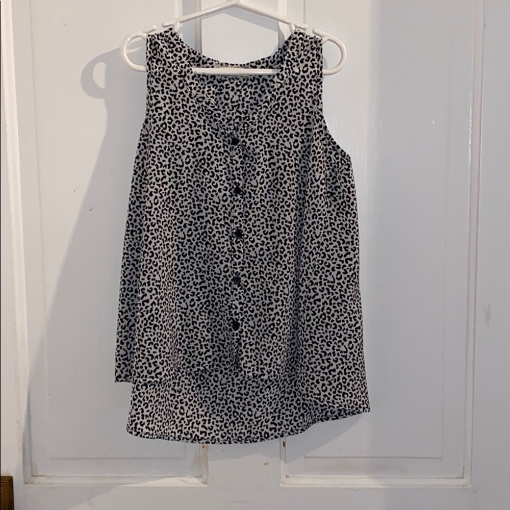 Leopard Print Blouse